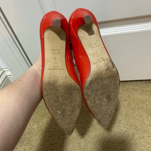 Kate Spade ♠️ Bijou leather short heels - Picture 9 of 9